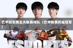 巴甲冠军踢五大联赛球队（巴甲联赛历届冠军）